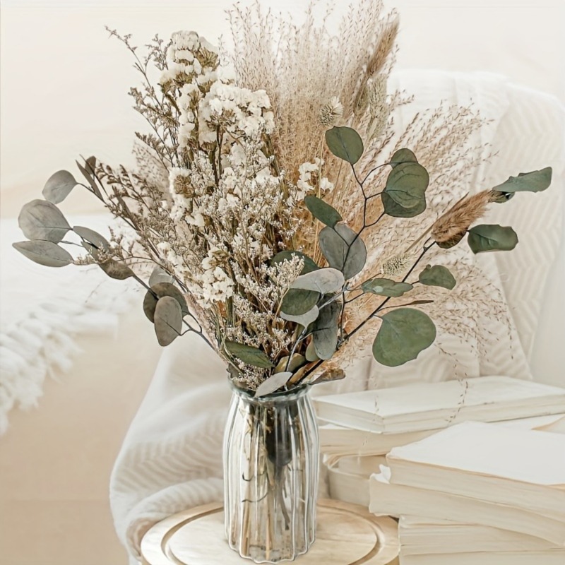 Dried Pampas Bundle - 45Pcs Boho Rustic Mixed Dried Flower