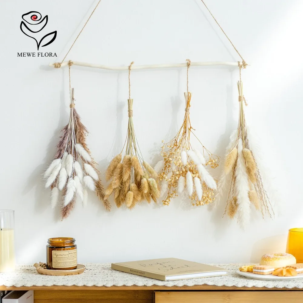 Dried Pampas Bundle - Natural Reeds Pampas Grass Mix Bouquets