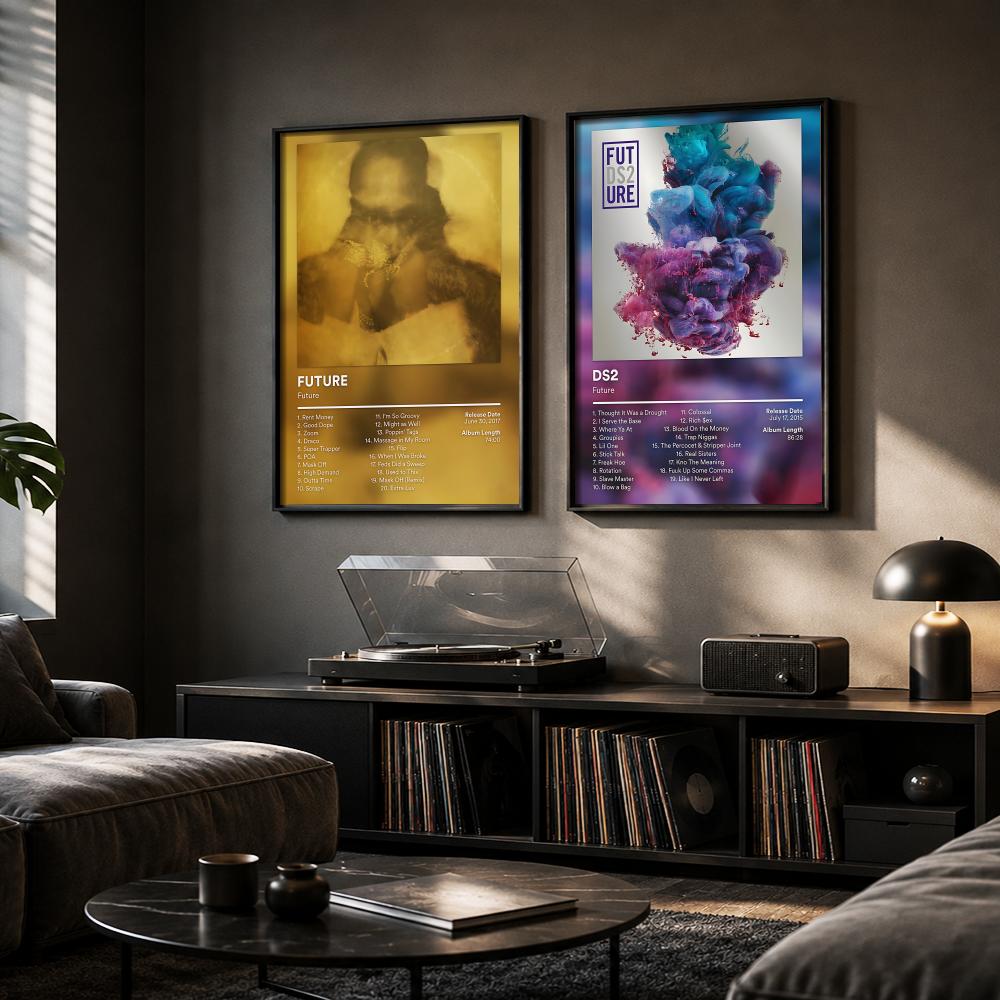 F-Future Rapper Album Painting - огляд і ціна Interior Design Drawing