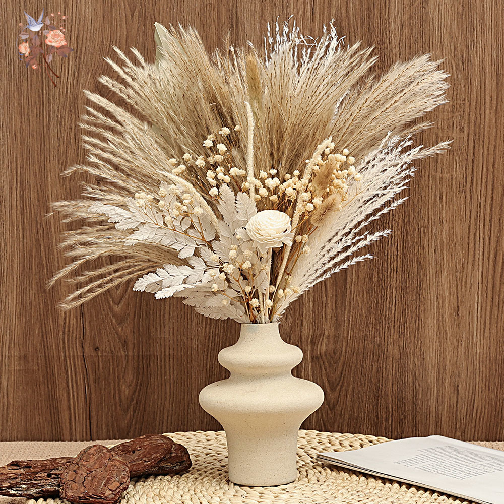 40 Pieces Dried Pampas Reeds P - огляд і ціна Dried Pampas Bundle