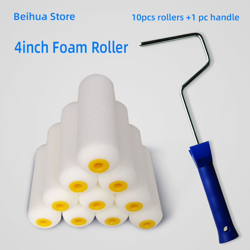 11pcs/set 4inch Foam Roller Br - огляд і ціна Interior Design Drawing