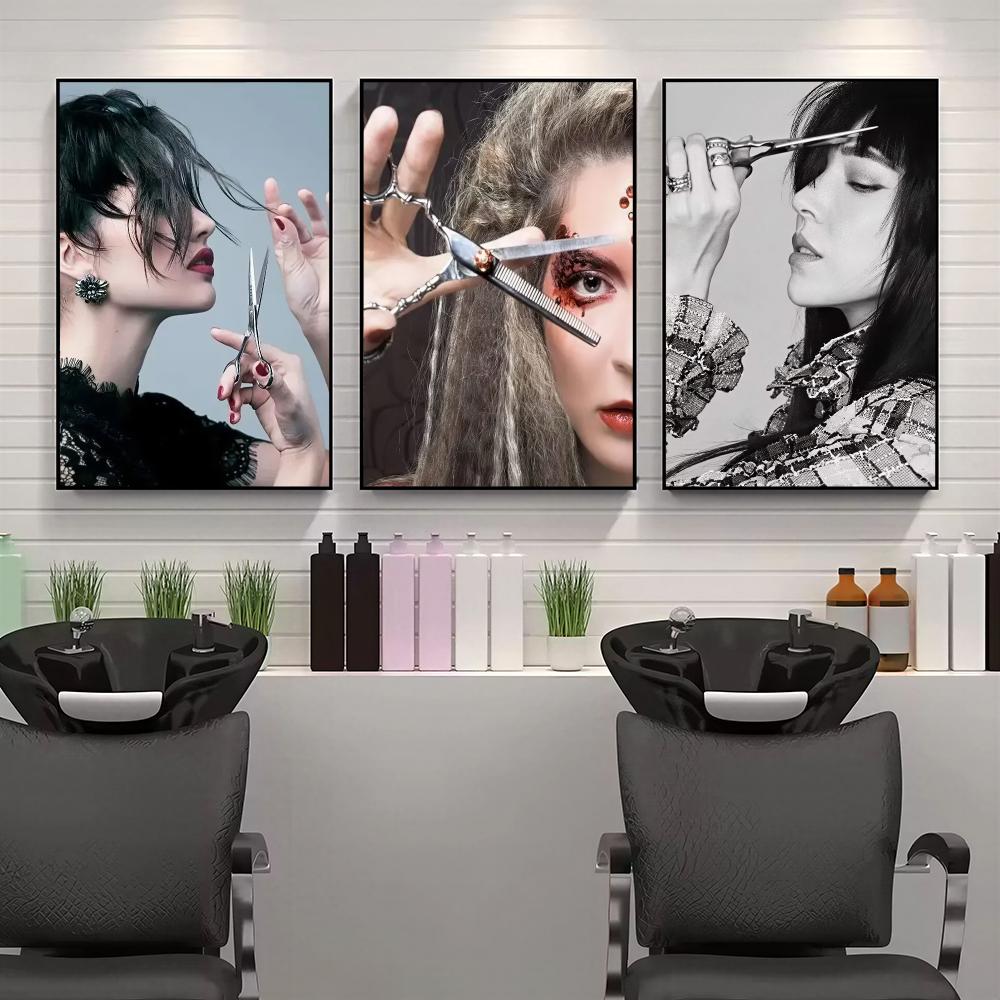 Modern Hair Salon HD Wall Art  - огляд і ціна Interior Design Illustration