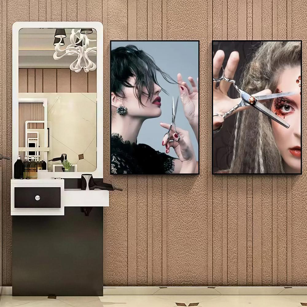 Modern Hair Salon HD Wall Art  - огляд і ціна Interior Design Illustration