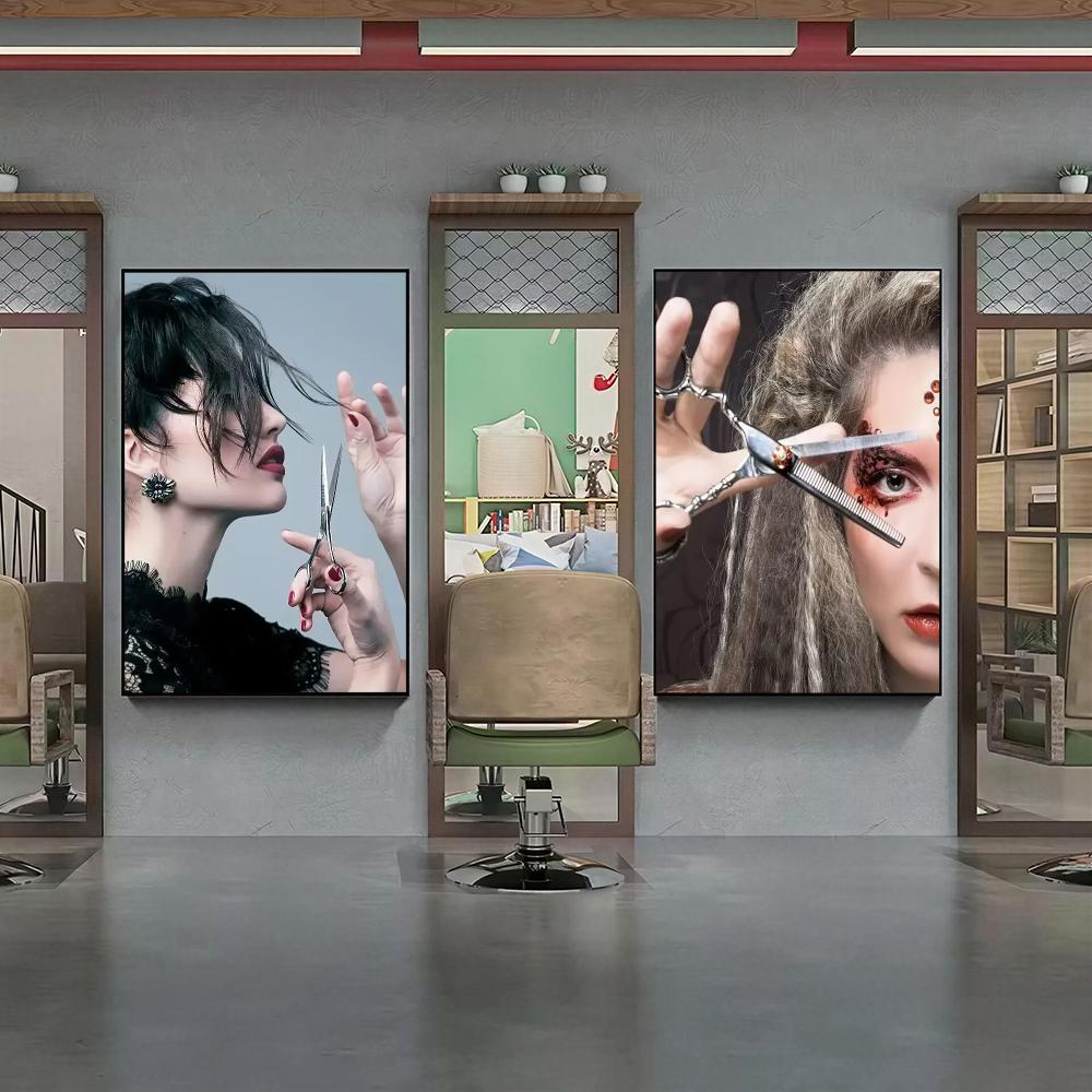 Modern Hair Salon HD Wall Art  - огляд і ціна Interior Design Illustration
