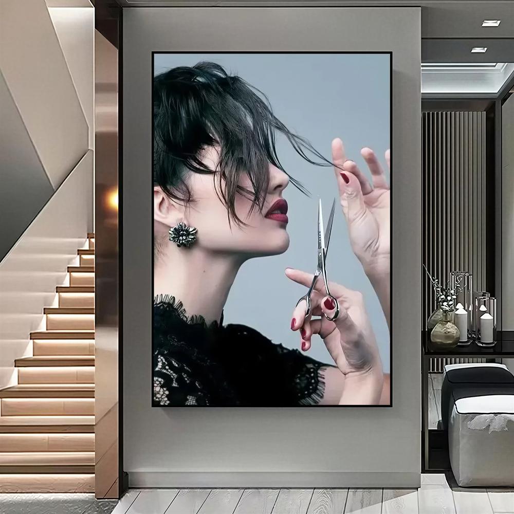 Modern Hair Salon HD Wall Art  - огляд і ціна Interior Design Illustration