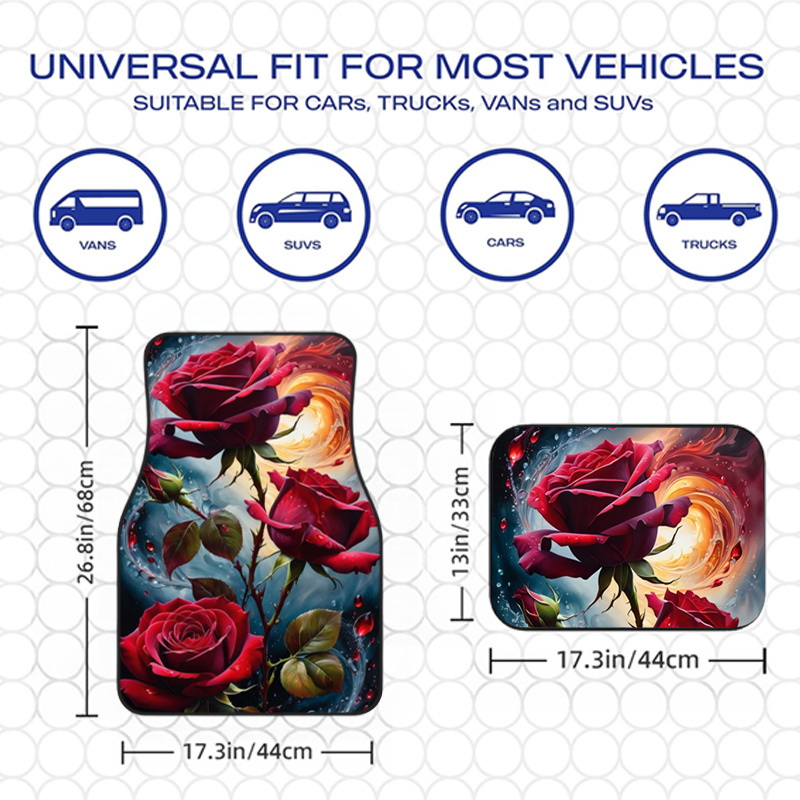 4pcs Red Rose Magical Style De - огляд і ціна Interior Design Type