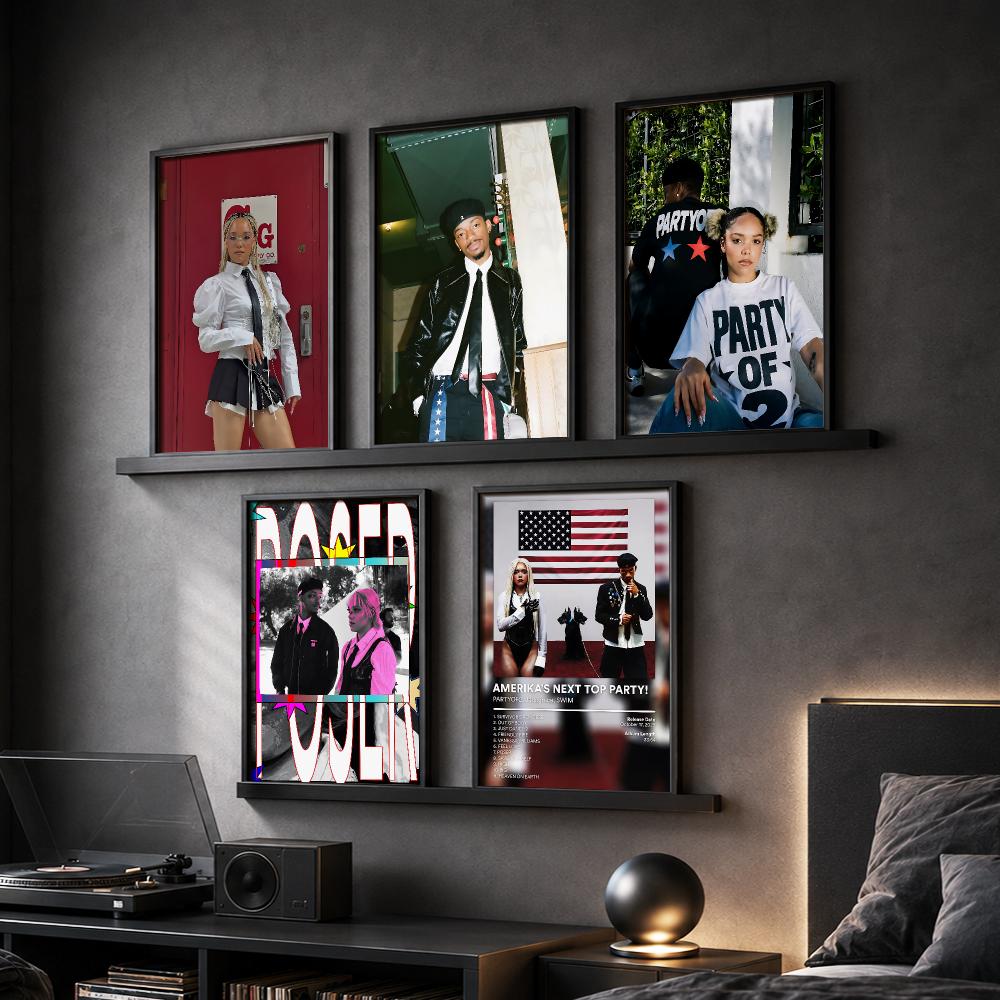 P-PARTYOF2 Singer Music Painti - огляд і ціна Interior Design Drawing