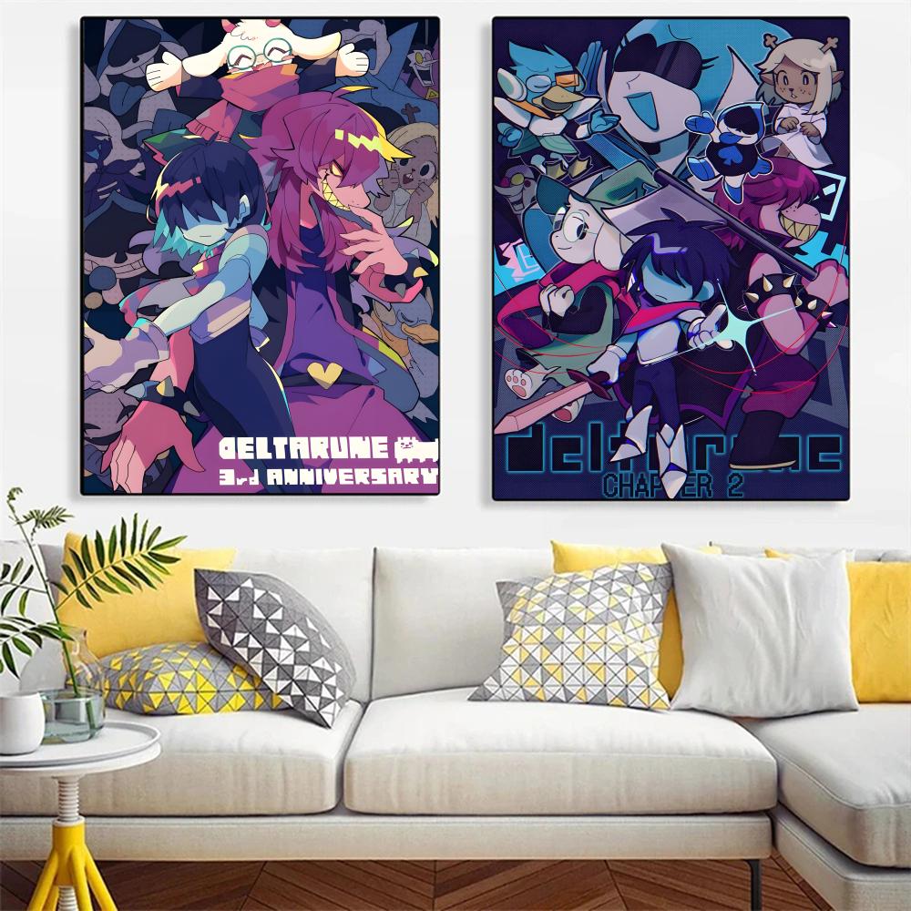 Video Game D-Deltarune Paintin - огляд і ціна Interior Design Drawing
