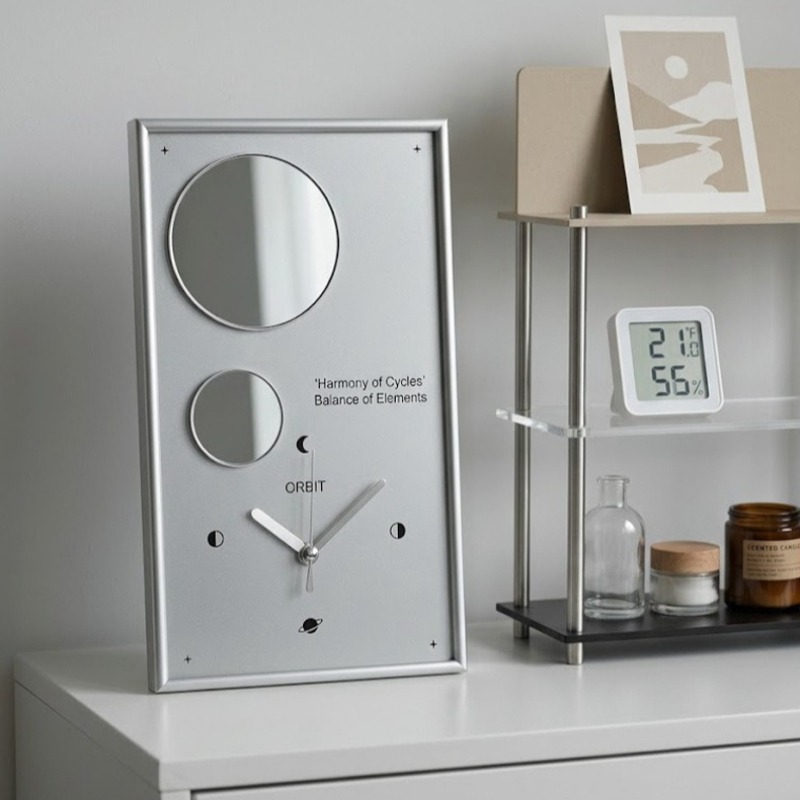 Magnetic Attraction Wall Clock - огляд і ціна Interior Design Drawing