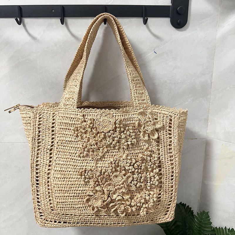 Summer Flower Woven Tote Bag B - огляд і ціна Interior Design Bali