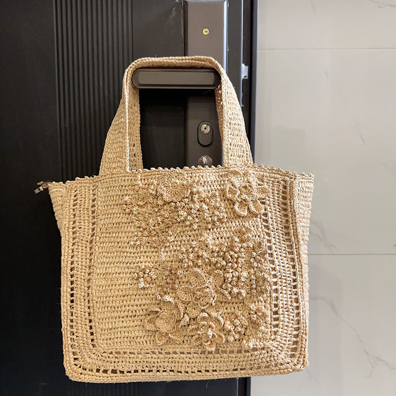 Summer Flower Woven Tote Bag B - огляд і ціна Interior Design Bali