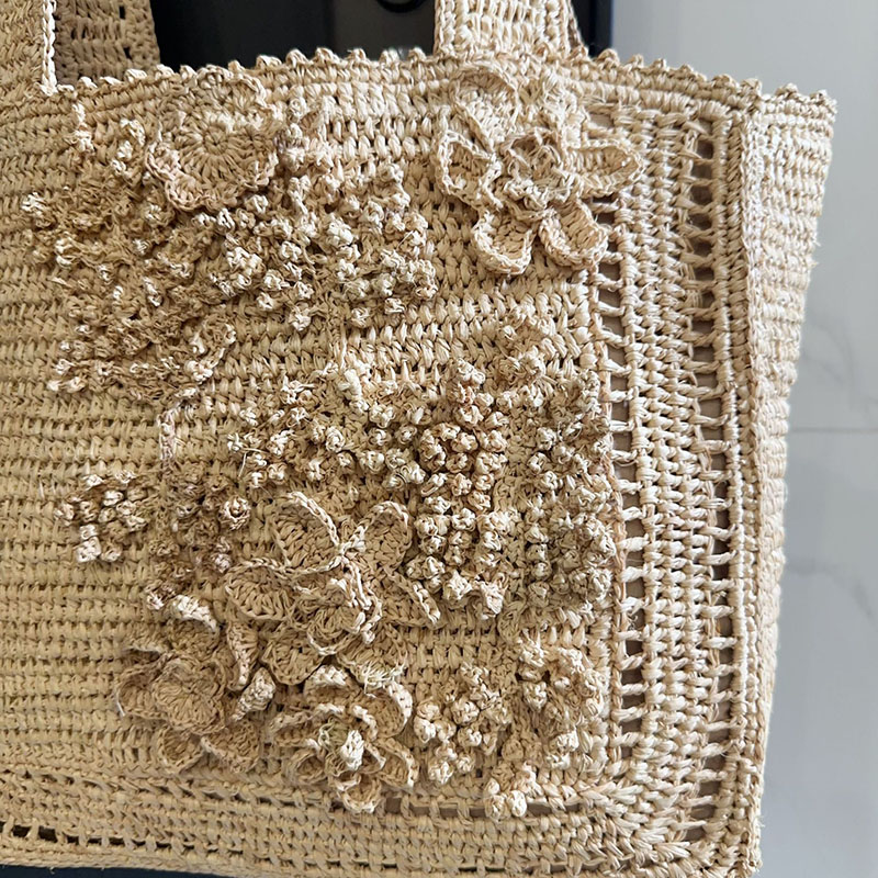 Summer Flower Woven Tote Bag B - огляд і ціна Interior Design Bali