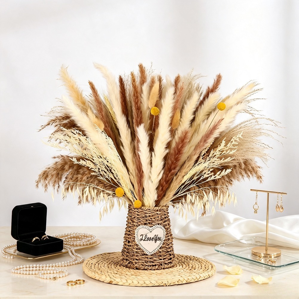 Natural Mixed Dried Flower Bou - огляд і ціна Dried Pampas Bundle