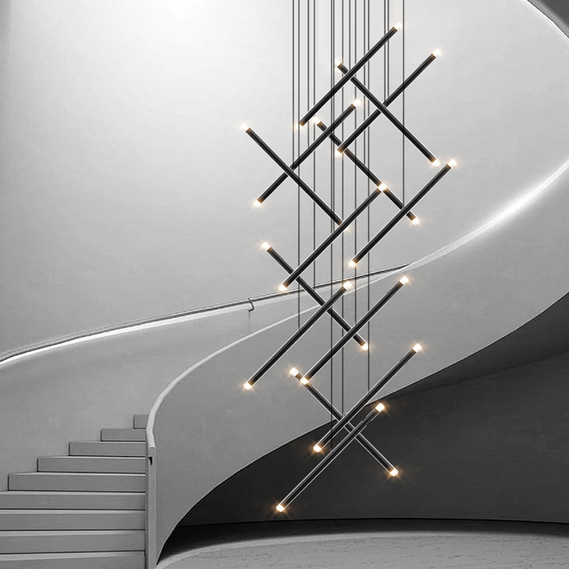 Modern Chandelier LED Stair Ch - огляд і ціна Interior Design Deck