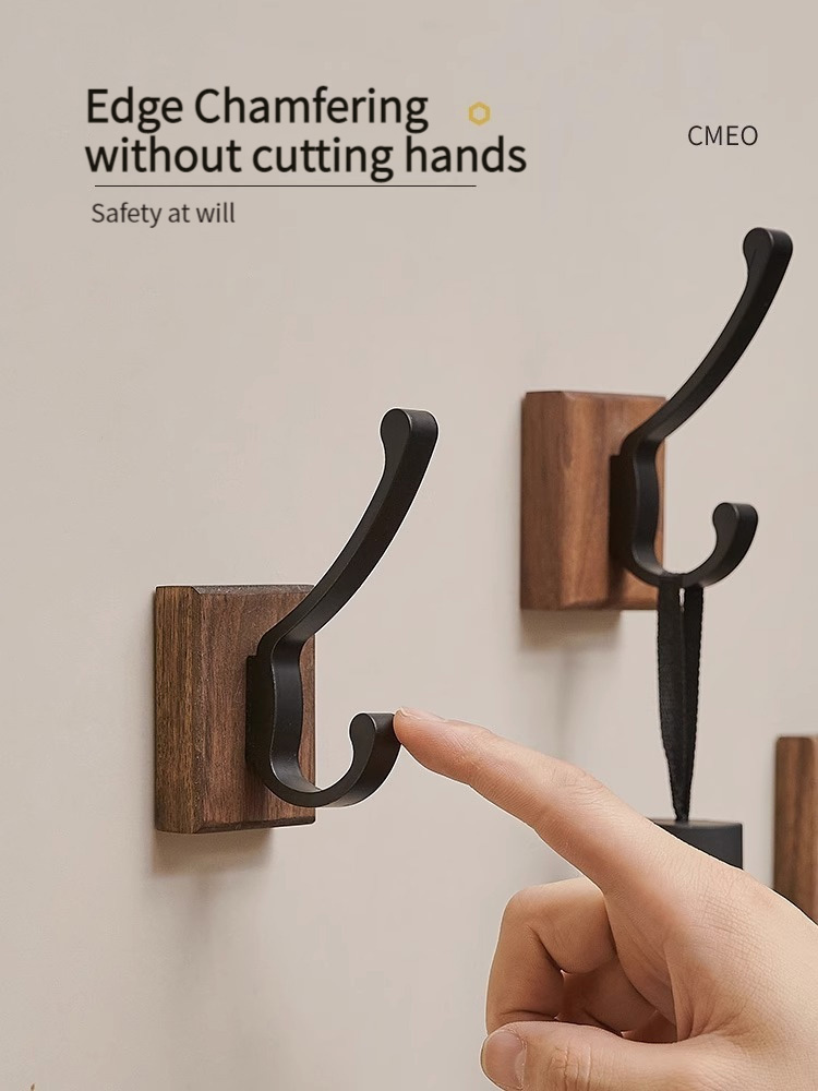 No Drill Space Aluminum Black  - огляд і ціна Antique Brass Hook