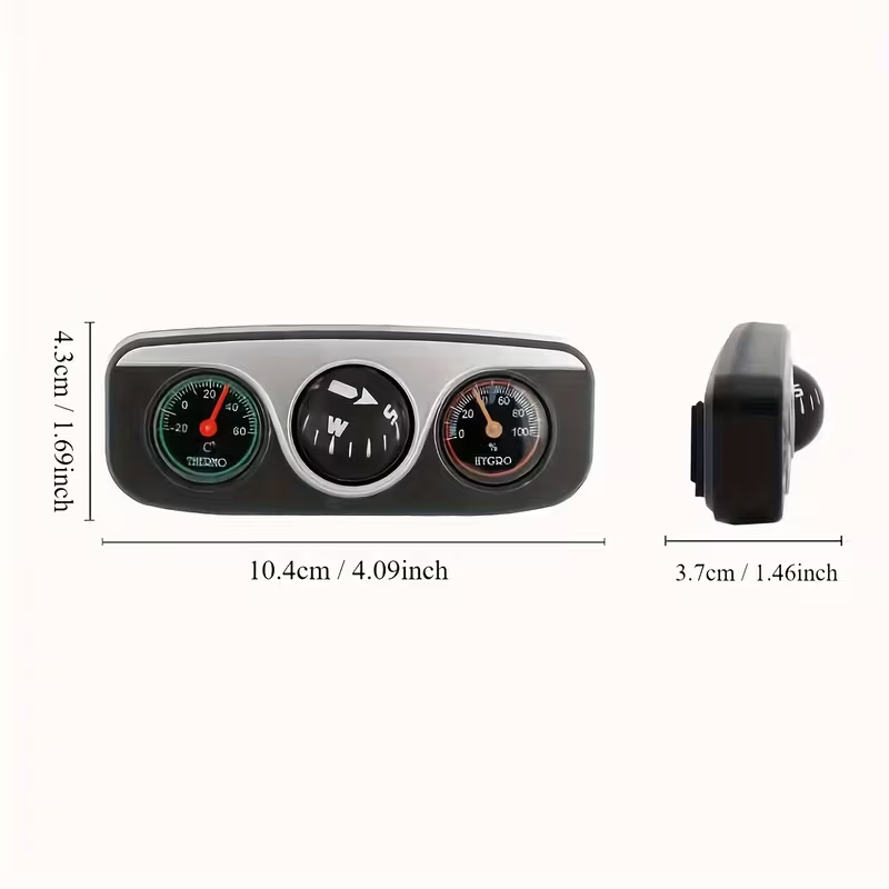 TRALOW 3-in-1 Compass,Thermome - огляд і ціна Interior Design Type